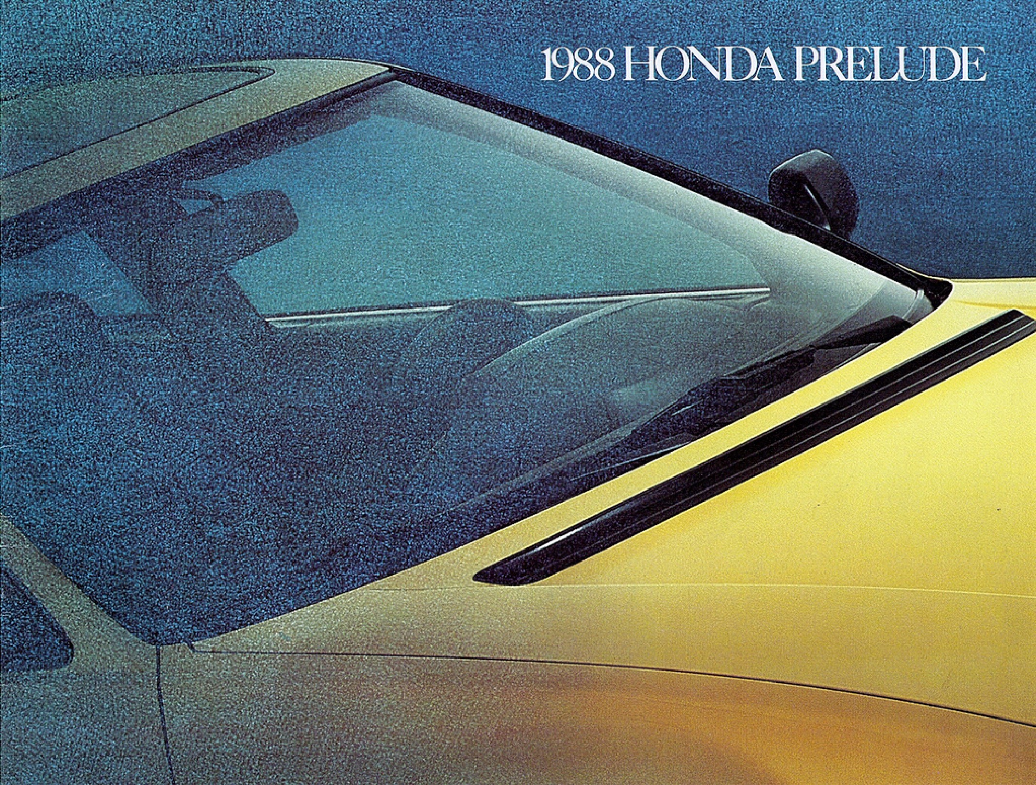 1988 Honda Prelude Brochure